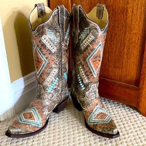 Corral Women’s Diamond Embroidered Boots E1037